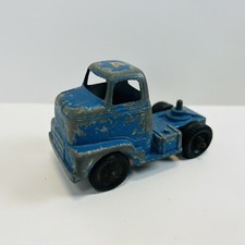 Vintage Loose TOOTSIETOY 3 1/2" Long BLUE TRACTOR TRAILER TRUCK Chicago 24
