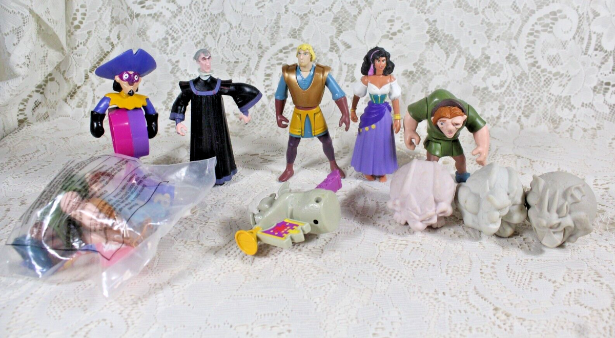 Vintage McDonald's Burger King Meal Toys Disney's Hunchback Of