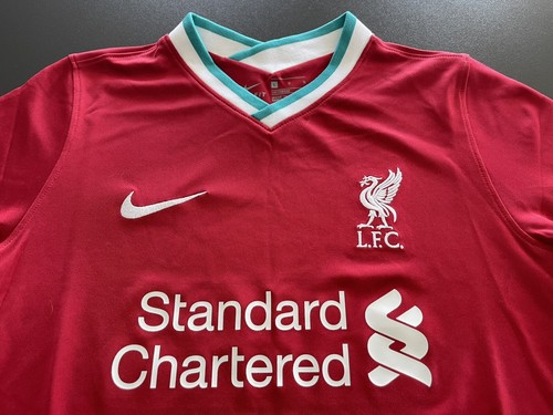 Liverpool FC⚽️2020 Nike Dri-Fit Youth T-Shirt Red/White Unisex Size L 147-158cm - Picture 3 of 13
