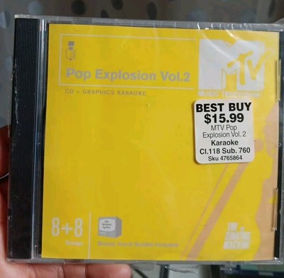 MTV Pop Explosion Vol 2 Karaoke (CD & Graphics BRAND NEW SEALED ! 