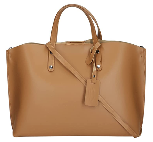 Shopping bag con tracolla a contrasto | OVS