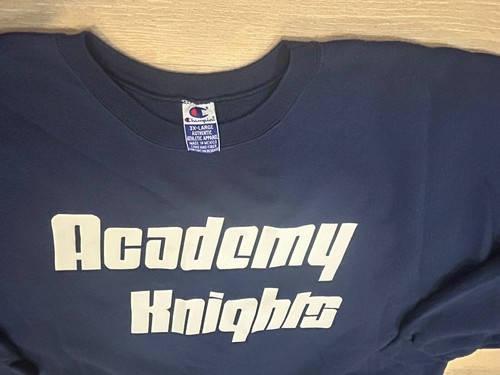 Vintage CHAMPION Summit Academy Knights Sweatshirt 3XL Pittsburgh Charter School - Picture 4 of 7