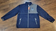 Cutter & Buck Monmouth County 200 Club Mens XL Navy Grey Oakridge Windbreaker