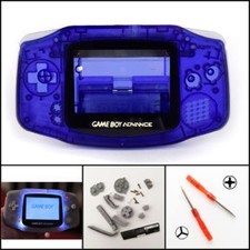 Nintendo Game Boy Advance GBA Front Light Frontlight AGS-001 Full Kit Blue