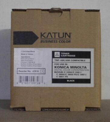 Katun Toner for Develop ineo +3350 +3850 Plus 3350 3850 Replaces Develop TNP-48K