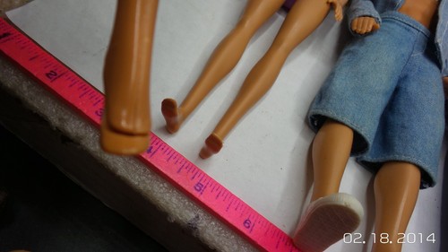 KONVOLUT 7 Mattel BRAUN/BRÜNETTE, ROTE HAARE Barbie & KEN PUPPEN - Bild 7 von 11