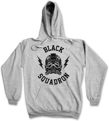 BLACK SQUADRON HOODED SWEAT - Kapuzenpullover Hoodie - Star Tie Fighter Wars 3XL