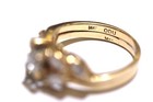 GIA 14k yellow gold .98ct round diamond engagement ring wedding band 4.2g 5.25 — photo 9