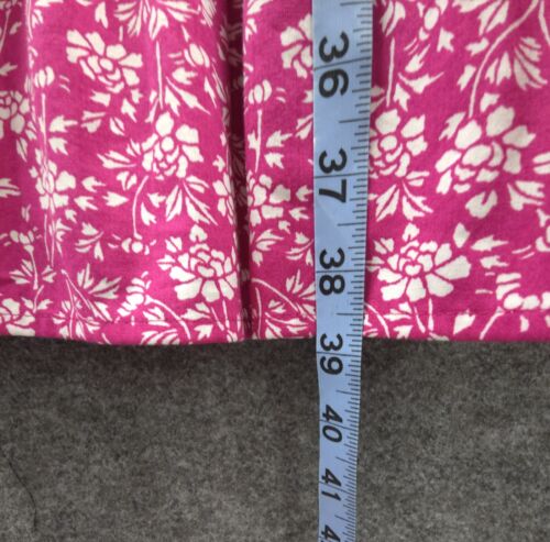 Loft Dress Womens XL Short Sleeve Knee Length Button Up V-Neck Pink Floral NWT - Picture 11 of 14