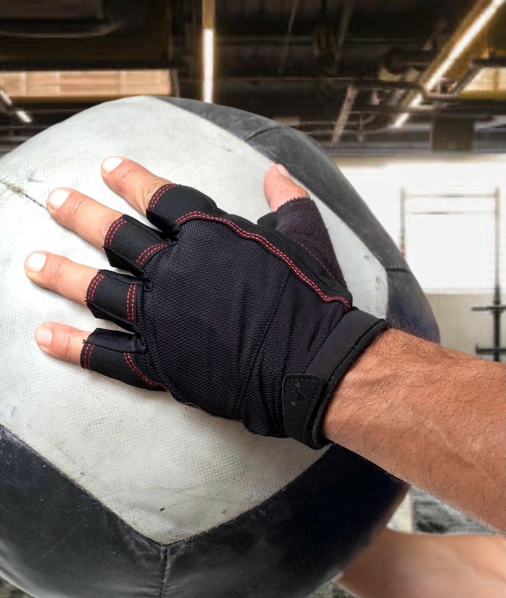 Générique Gym Gloves, Workout Gloves Weight Lifting, 6.5x3.35x6.69 inches Adorable Breathable Full Palm Mittens, Gym Accessories, Firm Grip Padded Support for Fitness, Training, and
