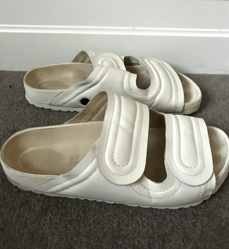Birkenstock 1774 Toogood Mudlark Forager Leather bone Beige AU 9 40 Narrow $562 - Picture 13 of 21