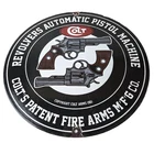 Vintage Colt Firearms Sign - Revolvers Automatic Pistols Gas Porcelain Sign