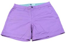 Old Navy Everyday Short Pinkish Purple Button Zip Chino Shorts Woman s Size 10