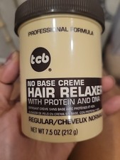 TCB Professional Formulas No Base Creme Hair Relaxer - 7.5 oz 212 g - Regular