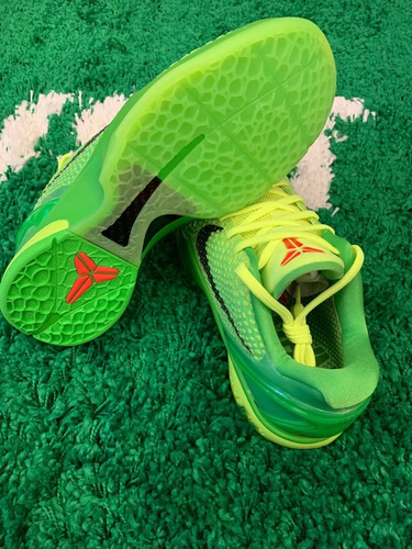 Hot sale Nike Kobe 6 protro 'grinch' Men's basketball shoes - Picture 3 of 5