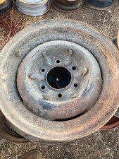 15x6 Inch 6 Lug 1952 Chevrolet Chevy Pickup Truck Wheel With Clips 1955 1956
