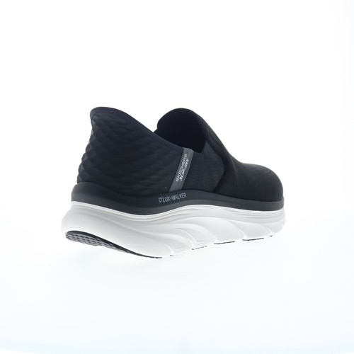 Skechers D'Lux Walker Orford Mens Black Extra Wide Lifestyle Sneakers Shoes - Picture 8 of 8