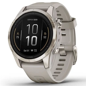 Garmin Epix PRO Gen 2 Sapphire Sport Watch 42mm - Light Sand Soft Gold
