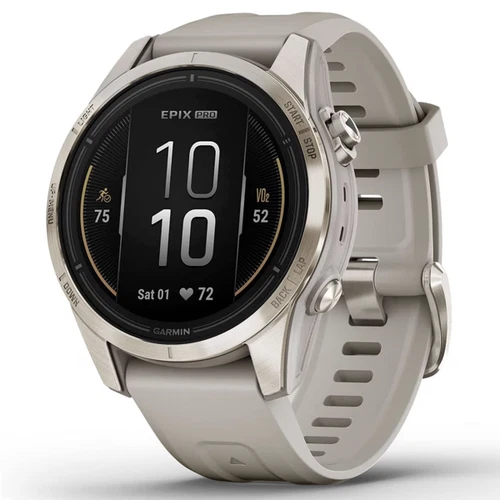 Garmin Epix Pro Gen 2 Sapphire Edition 51Mm Garmin Epix PRO Gen 2 Sapphire Sport Watch 42mm - Light Sand Soft Gold