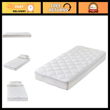 Narrow Twin RV Bunk Mattress Topper 30x75 Quilted Fitted Fluffy Mattress Pad