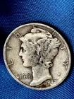 1942 Mercury Dime Silver 10C Circulated Uncertified Business Strike US Coin 136