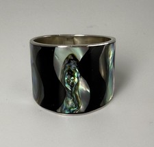 925 Sterling Silver Abalone Mother Of Pearl A...