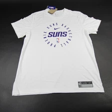 Phoenix Suns Nike NBA Authentics Dri-Fit Short Sleeve Shirt Men's White New