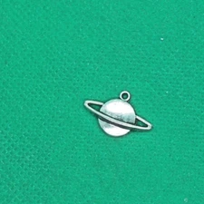 Hackberry Creek Saturn Charms for Celestial Jewelry and Astronomy Crafts pkg. 31