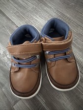Stride Rite Boy Shoes Brown Leather Size 6