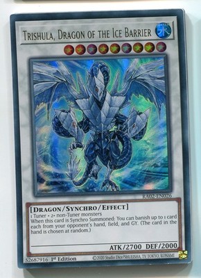Yu-Gi-Oh! Trishula Dragon of the Ice Barrier Ultra Rare englisch RA02-EN026