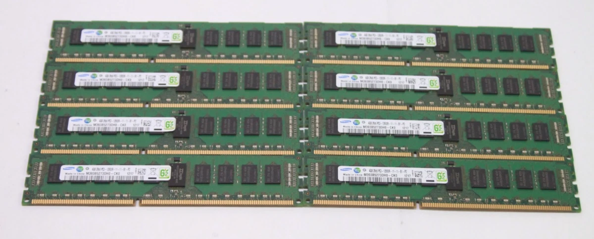 ＊＊4GB DDR3-1600 PC3L-12800R M393B5273DH0-YK0 SAMSUNG＊＊サーバー用メモリ4枚セット＊＊ Samsung M393B5273DH0-YK0 4GB PC3L-12800R DDR3-1600MHz 2Rx8 CL11