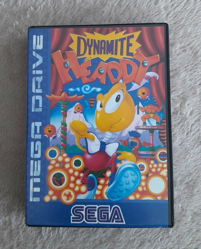 Dynamite Headdy - Sega Mega Drive Game - Boxed + Manual & Tested & Working