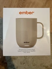 Ember 14oz Mug 2 Sandstone Temperature Control Smart Mug BNIB SEALED