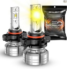 5202 LED Fog Lights Bulbs Yellow or DRL, 1000 Color: YellowSize: F1S 5202/5201