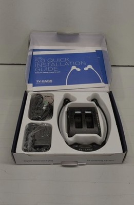 TV Ears 11841 Wireless 5.0 Dual Digital Voice Clarifying Headphones System