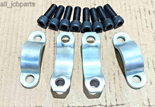 Jcb Backhoe Parts - 4 Pcs Propshaft Strap & 8 Pcs Screws . (Part No 116/00525 82