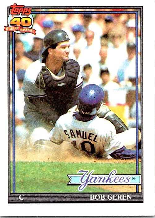 1991 Topps #716 Bob Geren