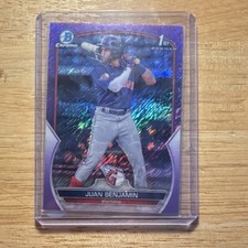 2023 Bowman Chrome Purple Shimmer /250 Juan Benjamin Guardians BCP-151