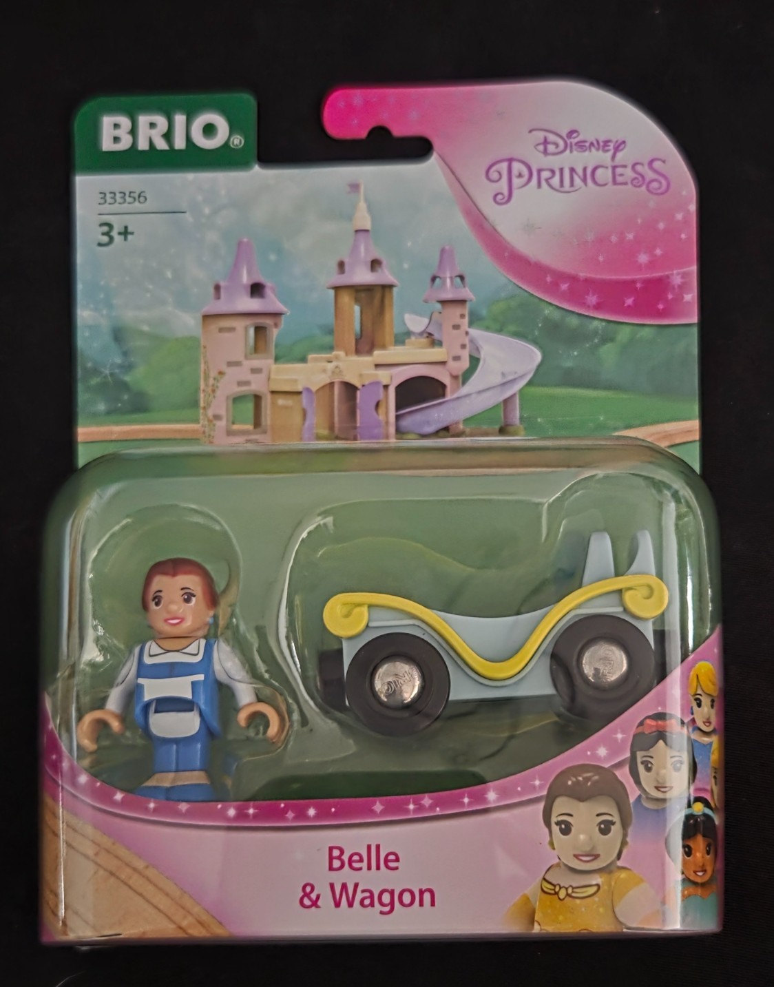 BRIO 33356 Disney Princess Belle & Wagon Beauty & The Beast Train Wooden Railway