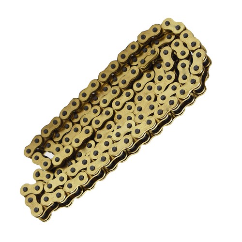 With O-Ring Drive Chain Gold Color 525-120 ATV Motorcycle 525 Pitch 120 Links - Picture 2 of 10