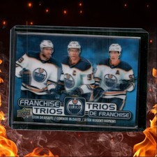2020-21 Upper Deck Tim Hortons Franchise Trios Leon Draisaitl/Connor