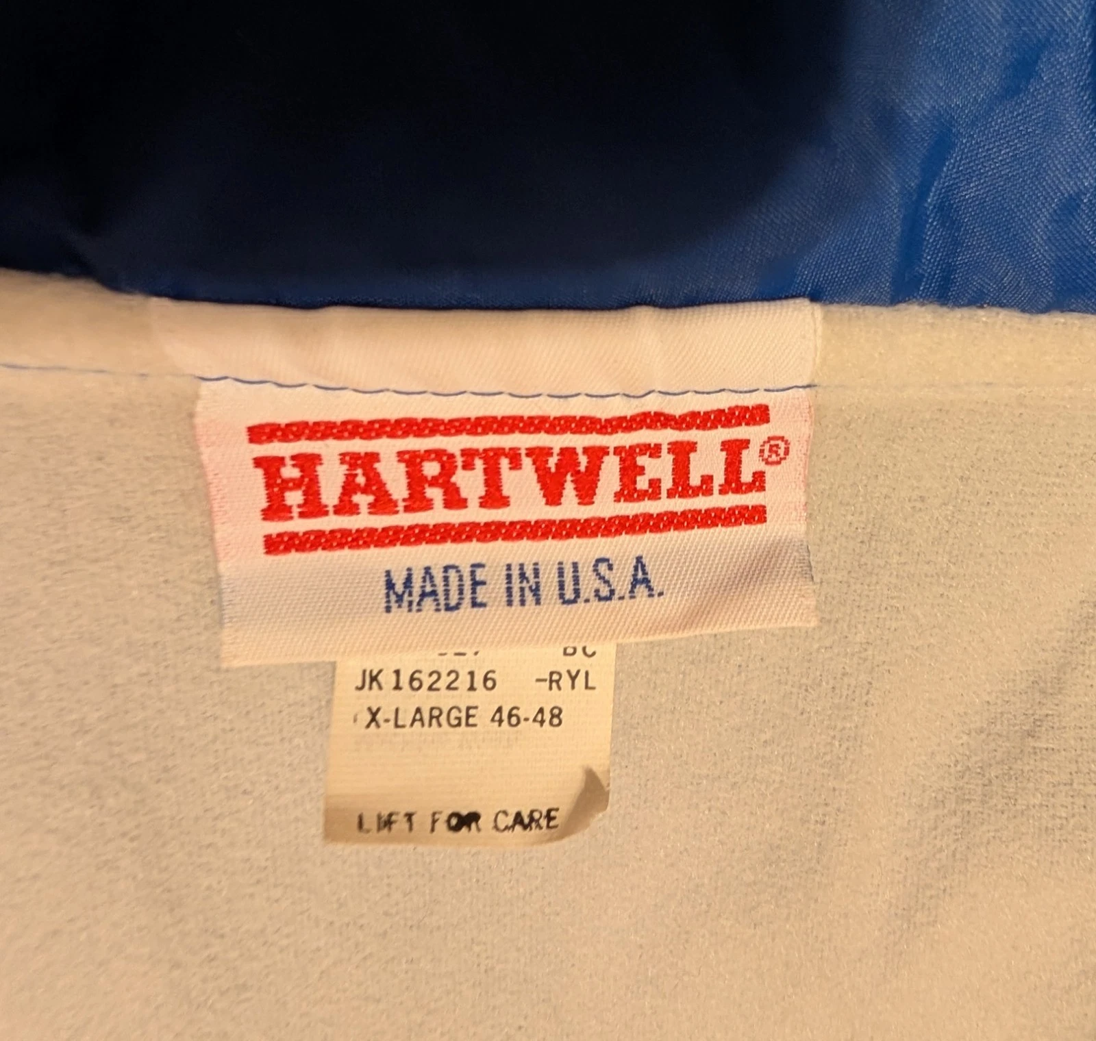 Vtg Hartwell Milwaukee Brewers Blue  Windbreaker Jacket XL 46-48 Snap Front Logo image 6