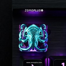 ZOMOPLUS Aluminium Keycap CTHULHU Fantastic Beasts Series Rusty Lake blue/purple