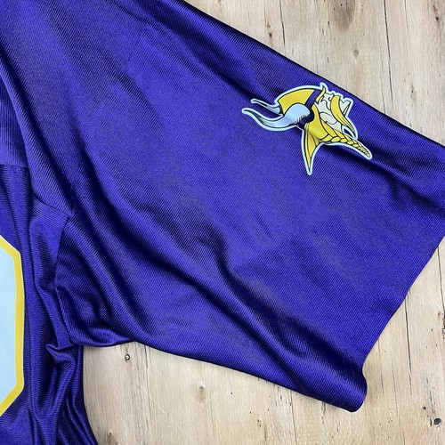 Camiseta de colección NFL Minnesota Vikings Chad Greenway #52 púrpura para hombre mediana  - Imagen 4 de 15