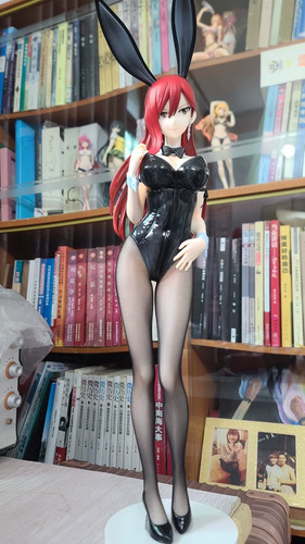 Anime FAIRY TAIL Erza Scarlet 1/4 Bunny Girl Actionfigur Sammlung Staute - Bild 16 von 18