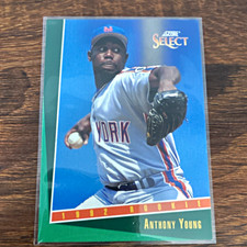 SCORE 1992 Score Select Anthony Young Rookie #284 New York Mets MLB Card. rookie card picture