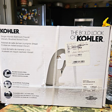 Kohler Vibrant Brushed Nickel Single-Handle High Arc Faucet ScratchShield