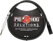 Pig Hog PX4T3 XLR Male to 1/4" TRS Instrument Cable, 3 Feet