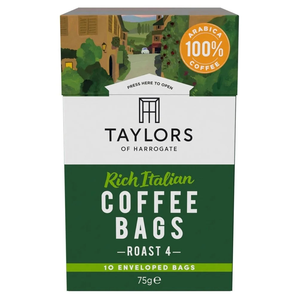 Taylors Of Harrogate Rich Italian Coffee Bags 75G - Image 2