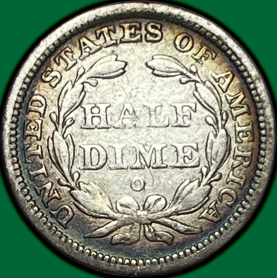 1842-O Seated Liberty Half Dime Very Fine VF Coin #29881 - Image 2 of 4